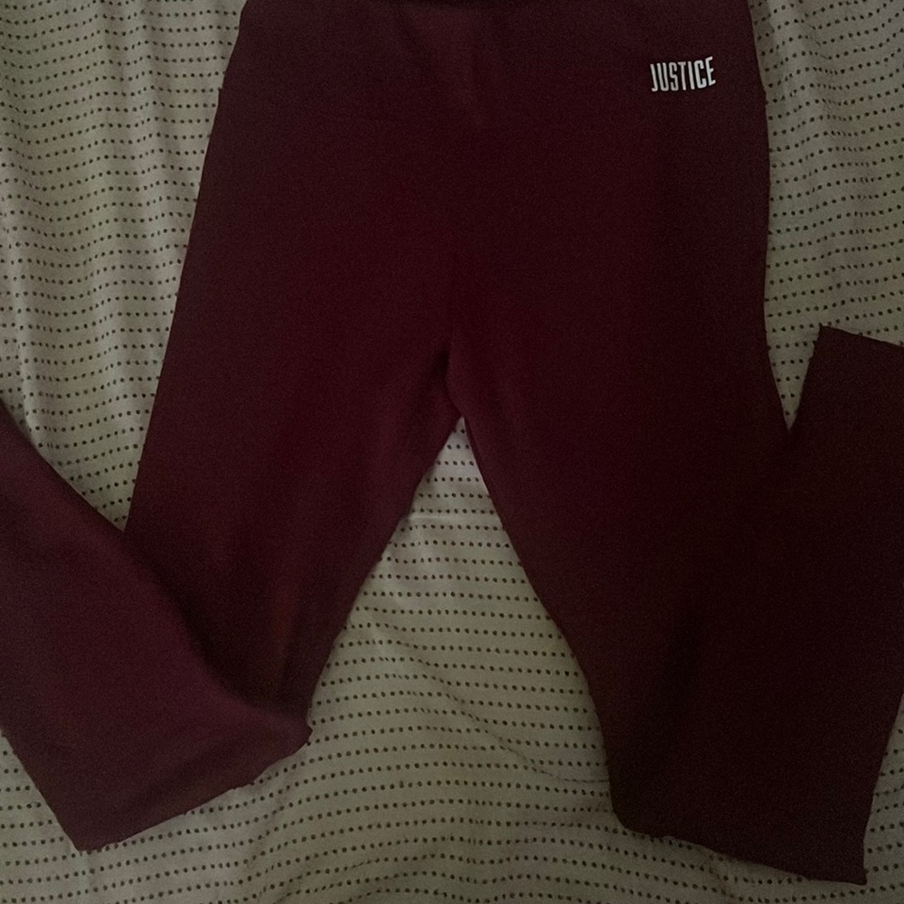 Justice leggings fits women xs